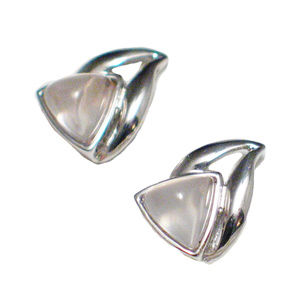 Rose quartz Earrings | Stud Post Style | Womens